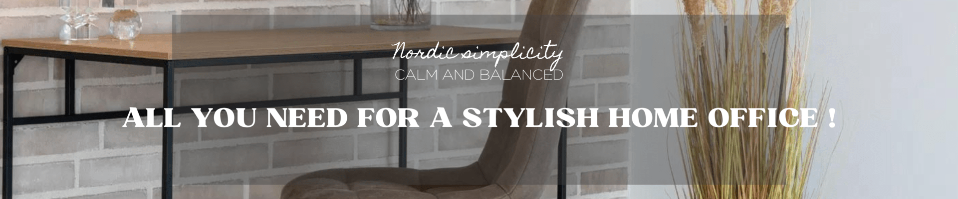 All you need for a cozy home office