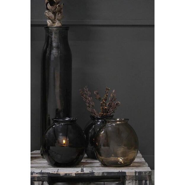 Stiklo vaza WINSLET, M, dūmų spalvos 6