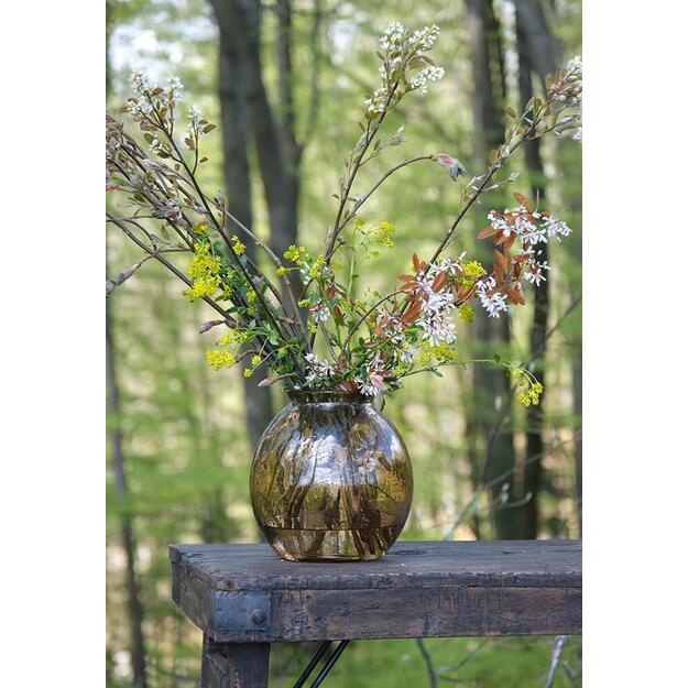 Stiklo vaza WINSLET, M, dūmų spalvos 3