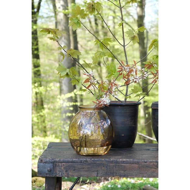 Stiklo vaza WINSLET, M, dūmų spalvos 4