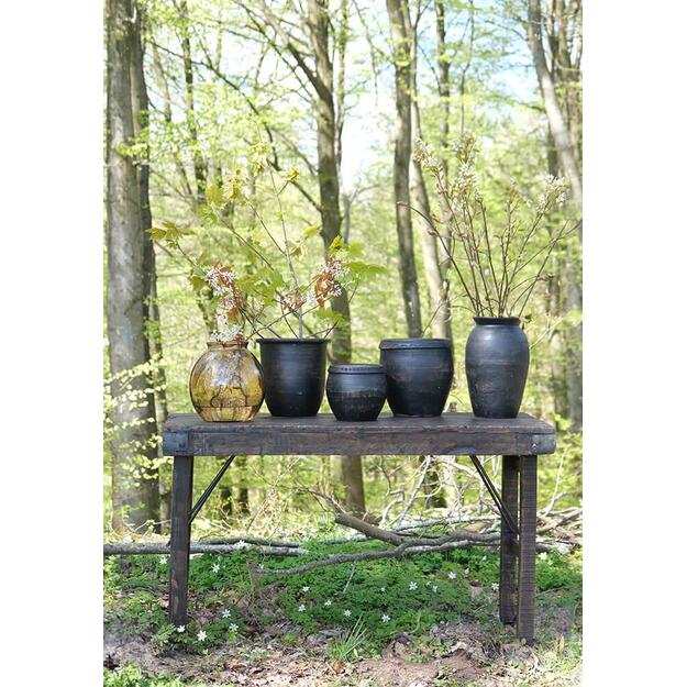 Stiklo vaza WINSLET, M, dūmų spalvos 5