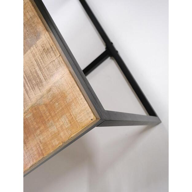 Valgomojo stalas RONALDO su juodu rėmu  2