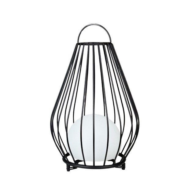 LUNARIS žibintas, juodas