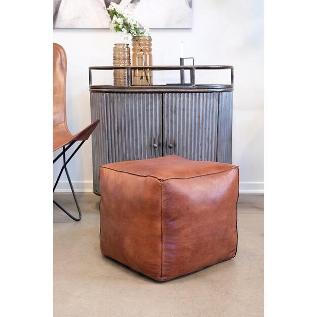 Pufas TAZI, odinis, kvadratinis  1