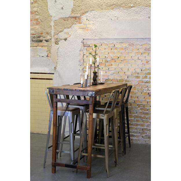 Baro kėdė COPENHAGEN, antikinis žalvaris 4