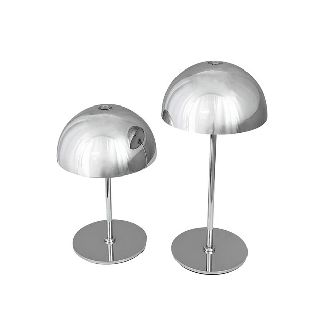 ALONG LED mini stalinės lempos, chromuotos, 2 vnt. 2