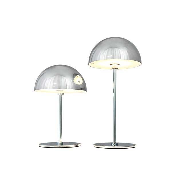 ALONG LED mini stalinės lempos, chromuotos, 2 vnt. 1