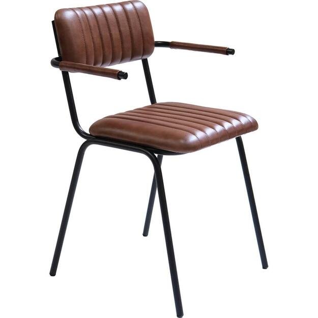 Valgomojo kėdė DINER, ruda/juoda