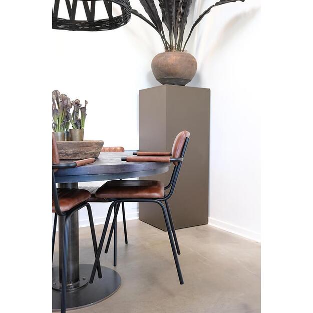 Valgomojo kėdė DINER, ruda/juoda 3