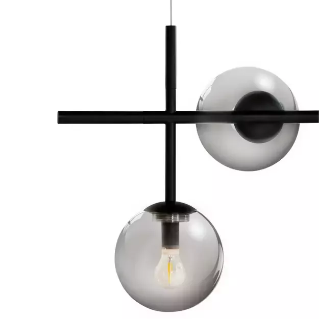 COMO pakabinamas šviestuvas, juodas  5