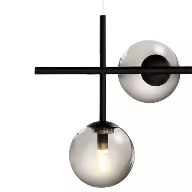 COMO pakabinamas šviestuvas, juodas  6