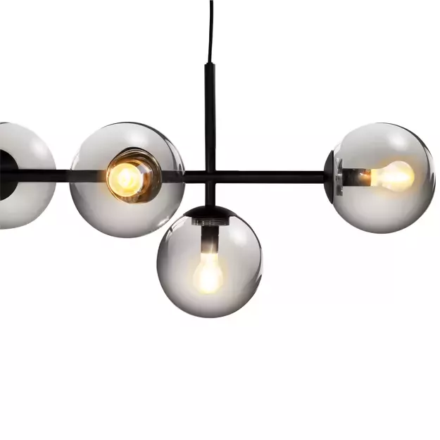 COMO pakabinamas šviestuvas, juodas  4