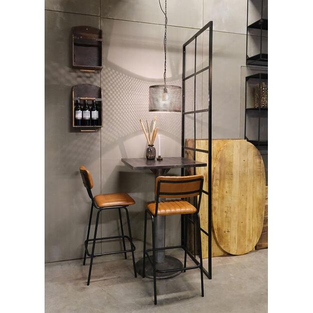 Baro kėdė DINER, ruda/juoda 4