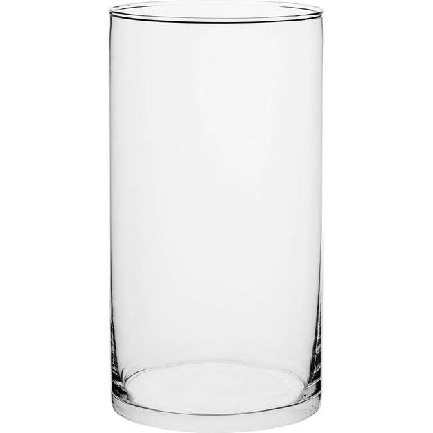 Cilindrinė stiklo vaza BLUNT 