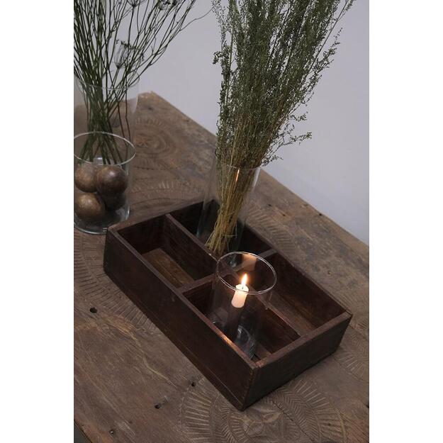 Cilindrinė stiklo vaza BLUNT  6