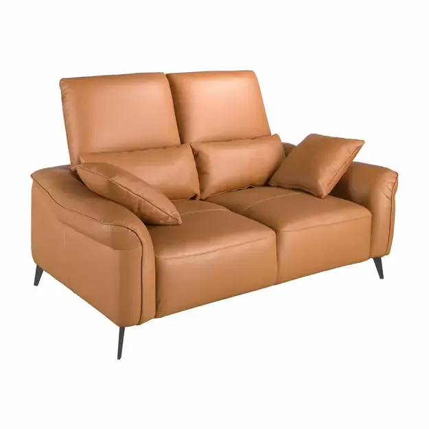 2vietė ruda odinė sofa 1