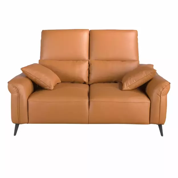 2vietė ruda odinė sofa 3
