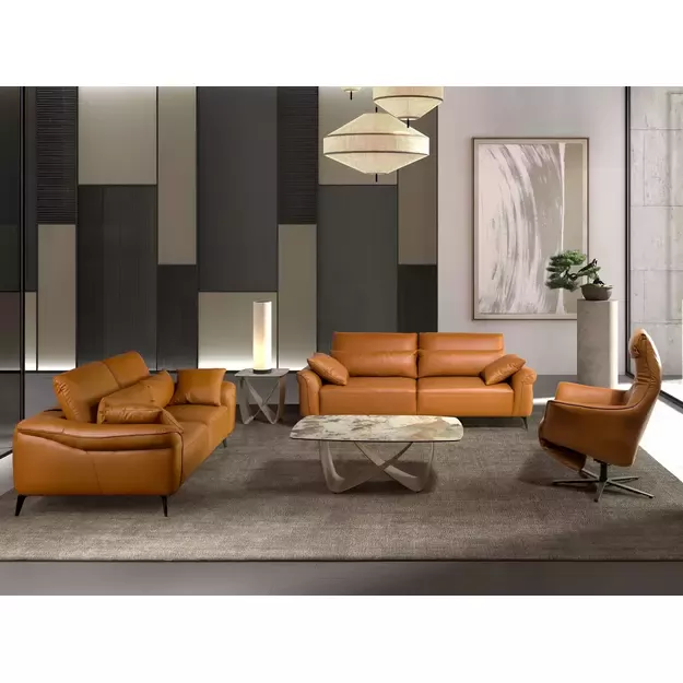 2vietė ruda odinė sofa 6