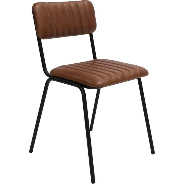 Valgomojo kėdė DINER, dygsniuotos odos