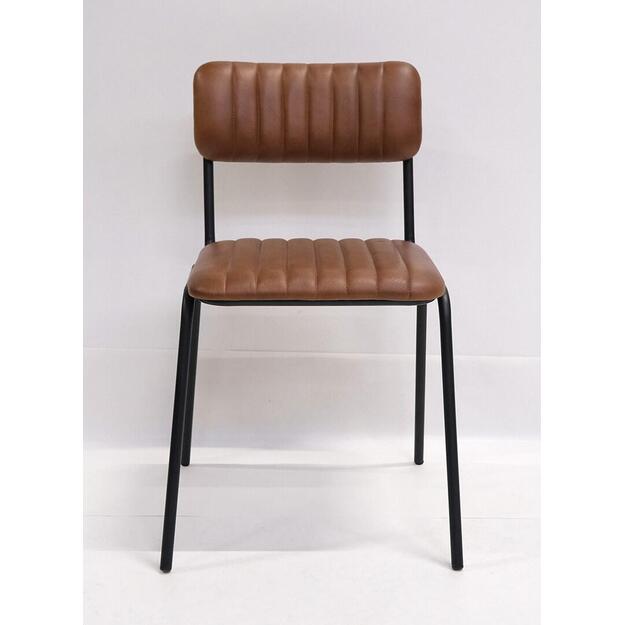 Valgomojo kėdė DINER, dygsniuotos odos 1