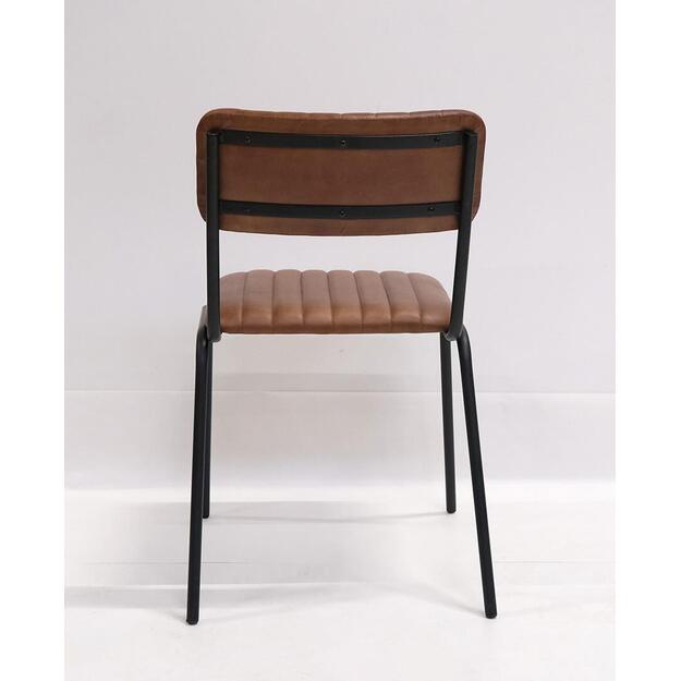 Valgomojo kėdė DINER, dygsniuotos odos 2