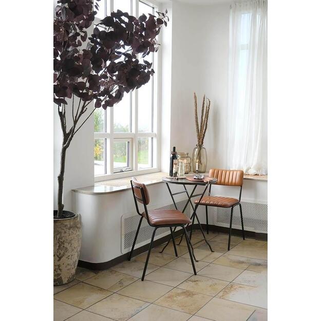 Valgomojo kėdė DINER, dygsniuotos odos 4