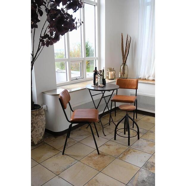 Valgomojo kėdė DINER, dygsniuotos odos 6