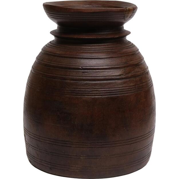 Autentiška medinė vaza 