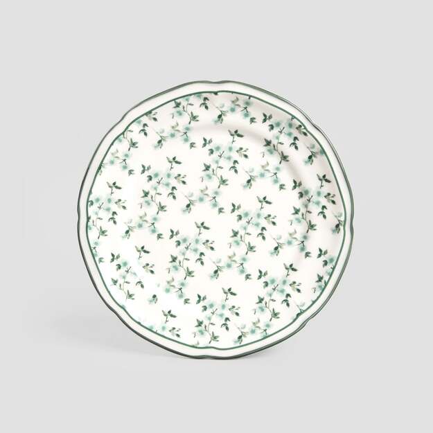 Desertinė lėkštė GRETA, žalia, 21 cm 