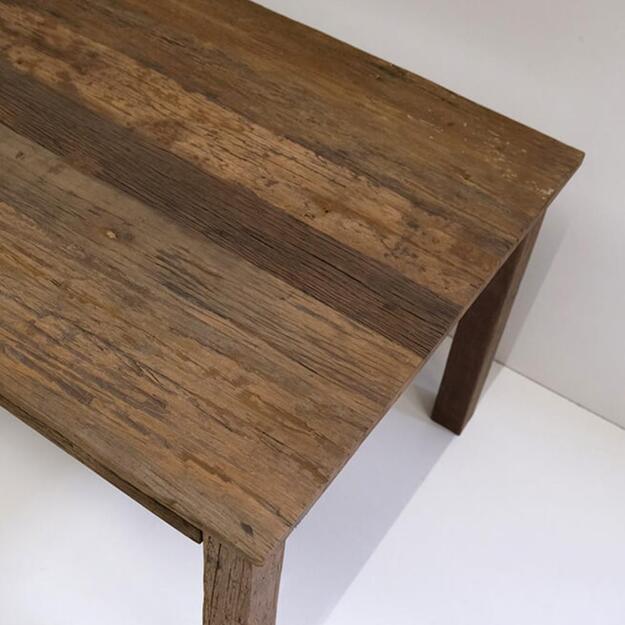 RUSTIC stiliaus valgomojo stalas iš perdirbtos medienos, 230 cm 2