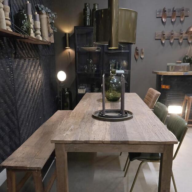 RUSTIC stiliaus valgomojo stalas iš perdirbtos medienos, 230 cm 3