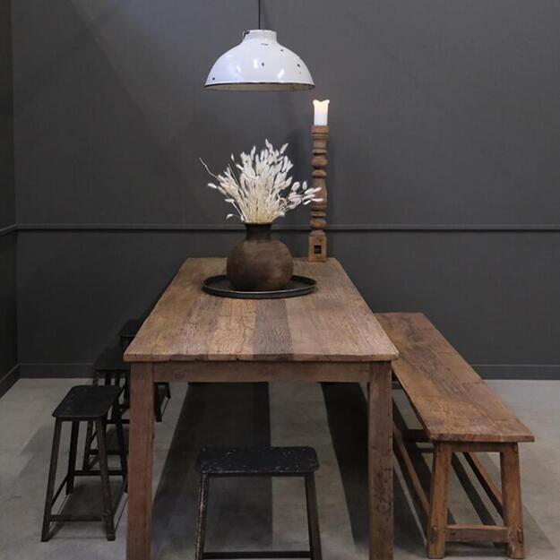 RUSTIC stiliaus valgomojo stalas iš perdirbtos medienos, 230 cm 5