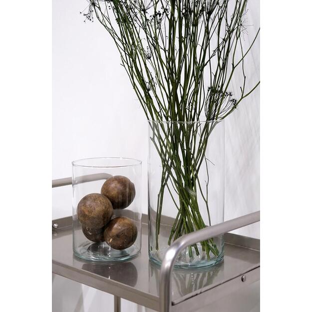 Cilindrinė stiklo vaza STREEP  3