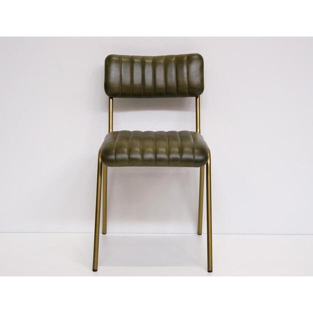 Valgomojo kėdė DINER, dygsniuotos odos 1