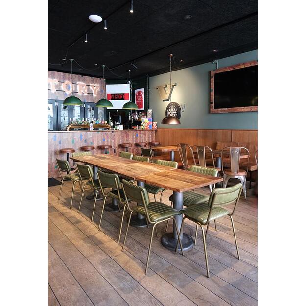 Valgomojo kėdė DINER, dygsniuotos odos 4