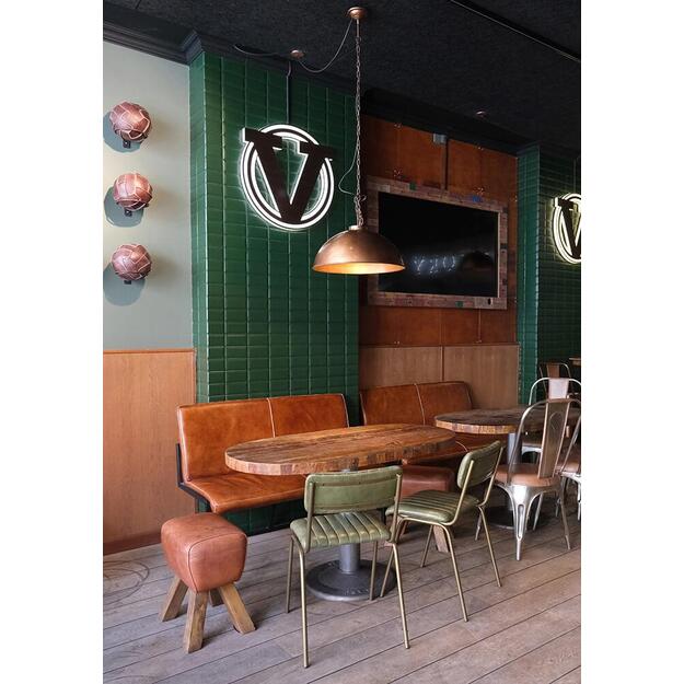 Valgomojo kėdė DINER, dygsniuotos odos 5