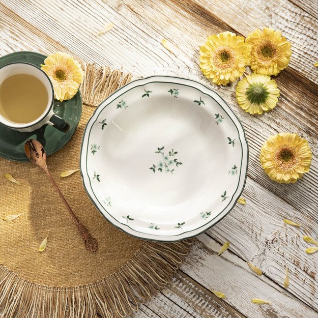 Lėkštė GRETA, gili, žalia, 22 cm  2