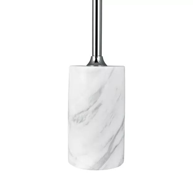 STARLIGHT LED stalo šviestuvas, chromuotas su balto marmuro pagrindu 5