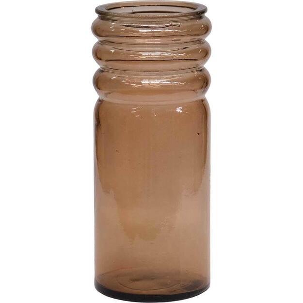 Stiklo vaza BEERY, moka