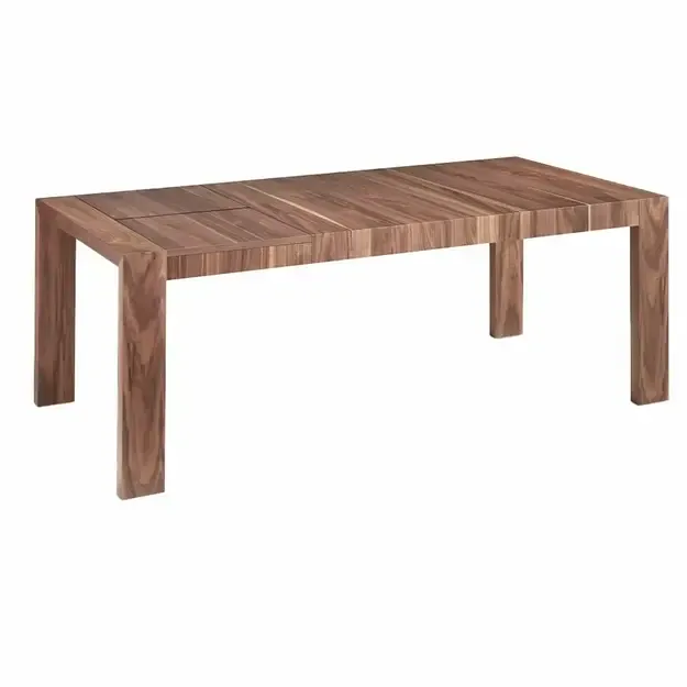  Išskleidžiamas riešutmedžio valgomojo stalas 2