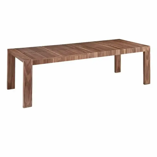  Išskleidžiamas riešutmedžio valgomojo stalas 3