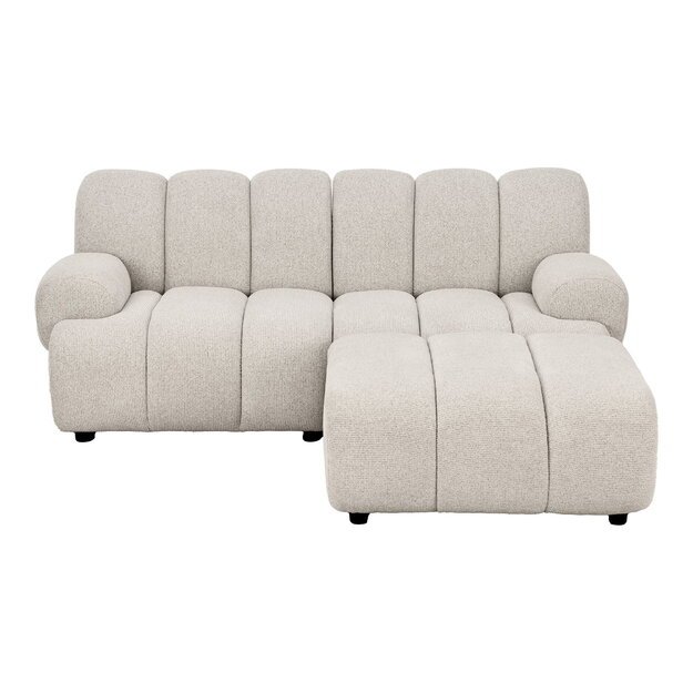 Modulinė sofa TAZA, 2,5 vietos, su pufu