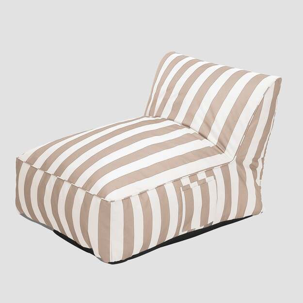 Lounge gultas MARIS, balta/beige