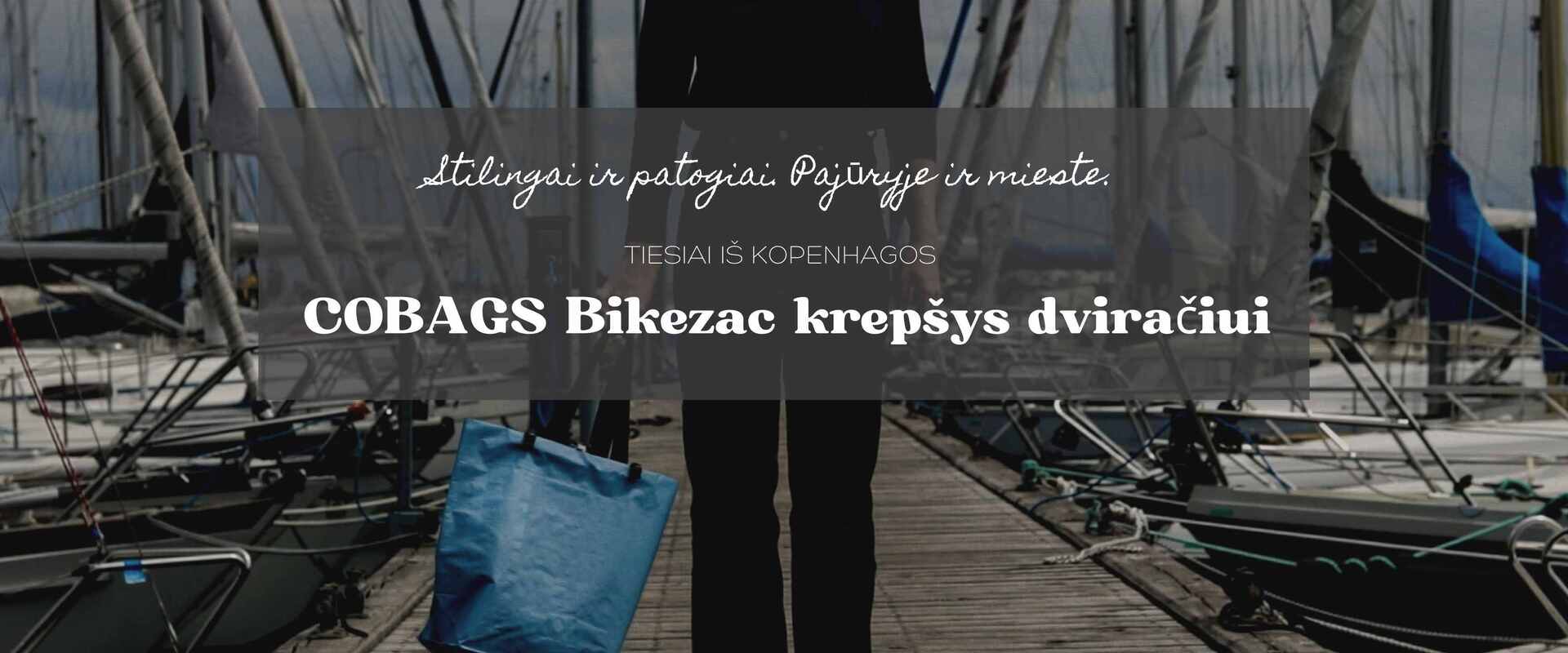Stilingi ir patogūs COBAGS Bikezac krepšiai dviračiams