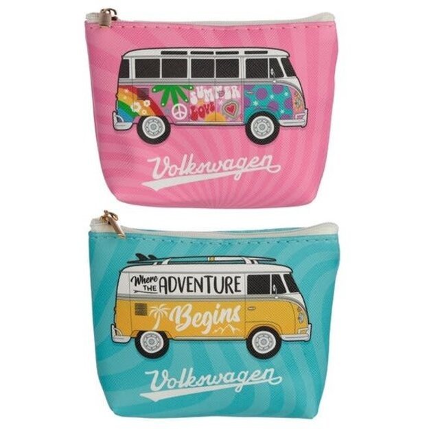 Piniginė Volkswagen VW T1 Camper Bus, melsva