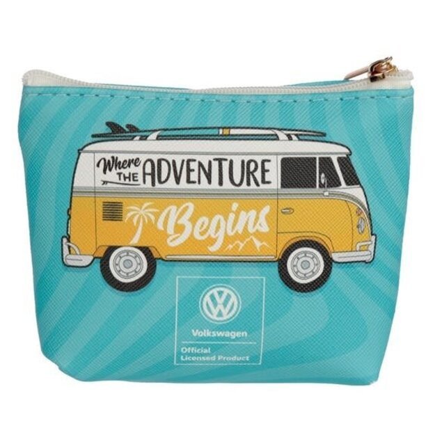Piniginė Volkswagen VW T1 Camper Bus, melsva