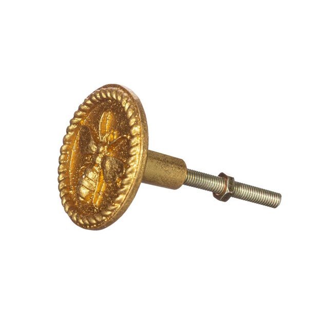 Sendinta rankenėlė Gold Bee Round Drawer Knob