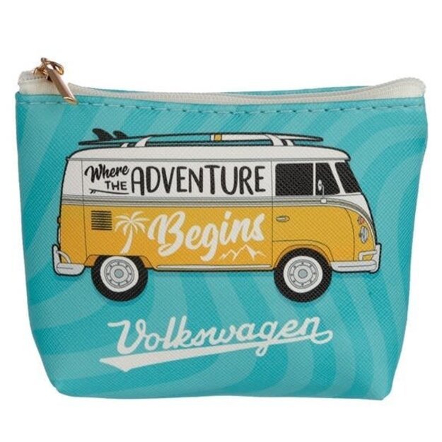 Piniginė Volkswagen VW T1 Camper Bus, melsva